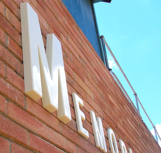 3-D Lobby Lettering